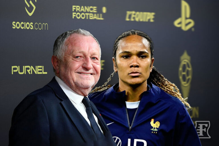 wendie renard en couple avec jean-michel aulas